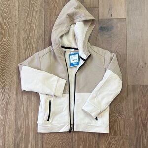 DSG Kids Beige and Cream Hoodie